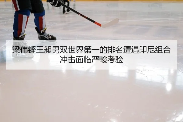 梁伟铿王昶男双世界第一的排名遭遇印尼组合冲击面临严峻考验